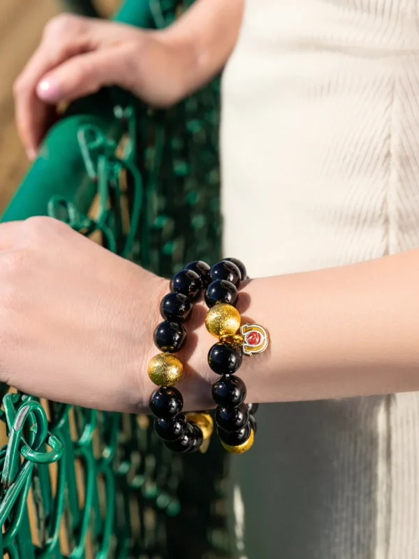 Limited Edition Kentucky Derby 150th Anniversary Beaded Bracelet with Charm-Brianna Cannon Best