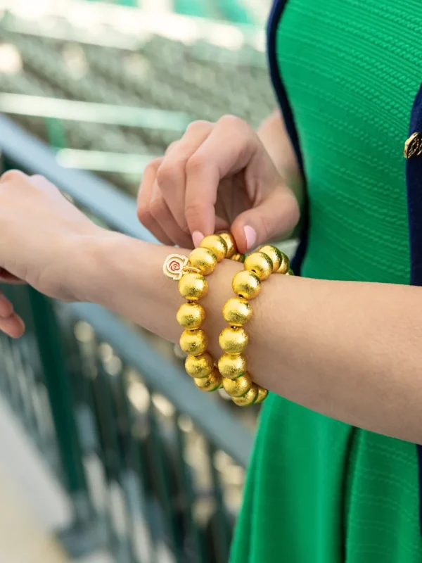 Limited Edition Kentucky Derby 150th Anniversary Beaded Bracelet with Charm-Brianna Cannon Best
