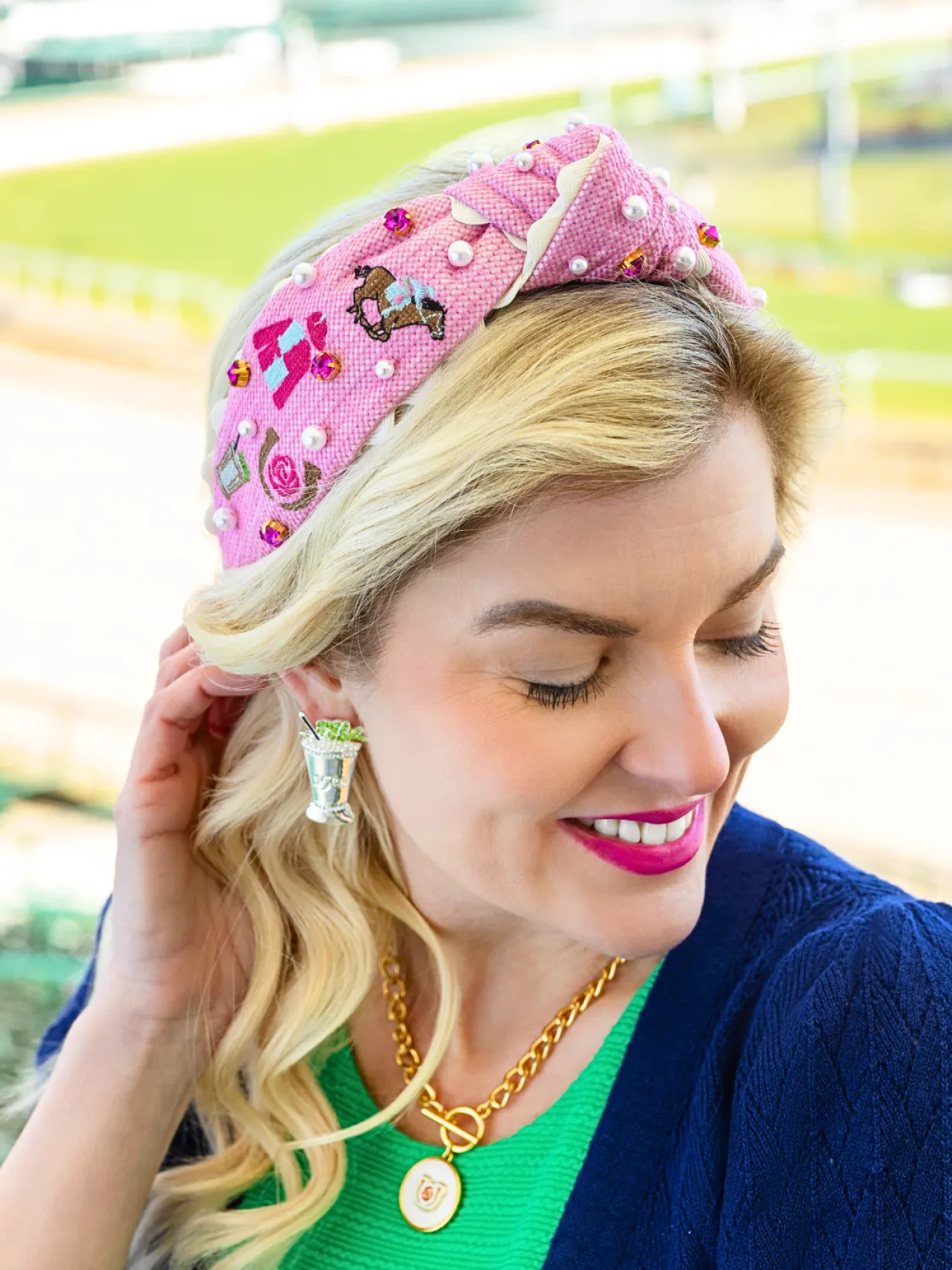 limited_edition_kentucky__6-1.webp Limited Edition Kentucky Derby 150th Anniversary Necklace-Brianna Cannon Hot
