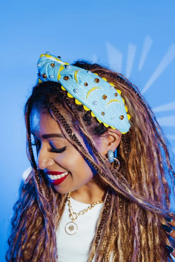 Los Angeles Chargers Adult Cross Stitch Headband-Brianna Cannon Online