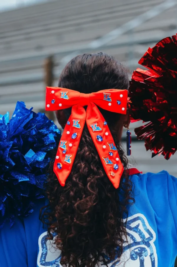 Louisiana Tech Red Bow Barrette-Brianna Cannon Best