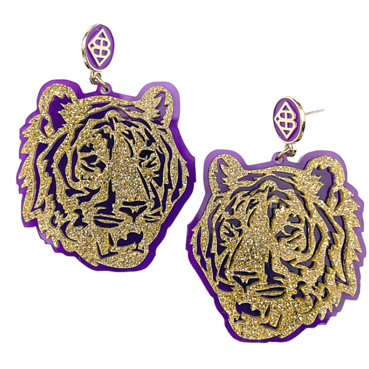 lsu_gold_glitter__purple__0-2.webp LSU Gold Glitter & Purple Tiger Earrings-Brianna Cannon Fashion