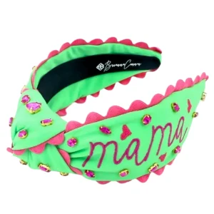 Mama Headband with Ric Rac Trim-Brianna Cannon Clearance