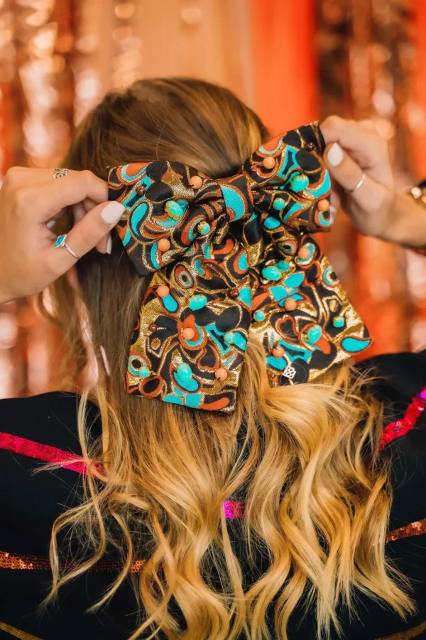 Meadow Butterfly Bow Barrette With Cabochons-Brianna Cannon Online