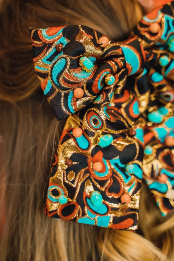 Meadow Butterfly Bow Barrette With Cabochons-Brianna Cannon Online