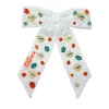 Miami Dolphins White Bow Barrette-Brianna Cannon Hot
