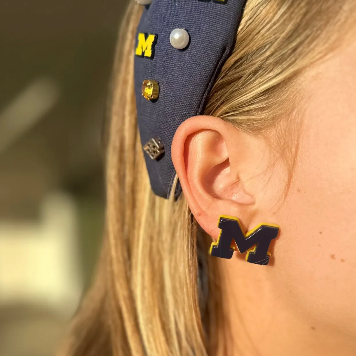 michigan_blue_stud_earrin_1.webp Michigan Blue Stud Earrings-Brianna Cannon Best