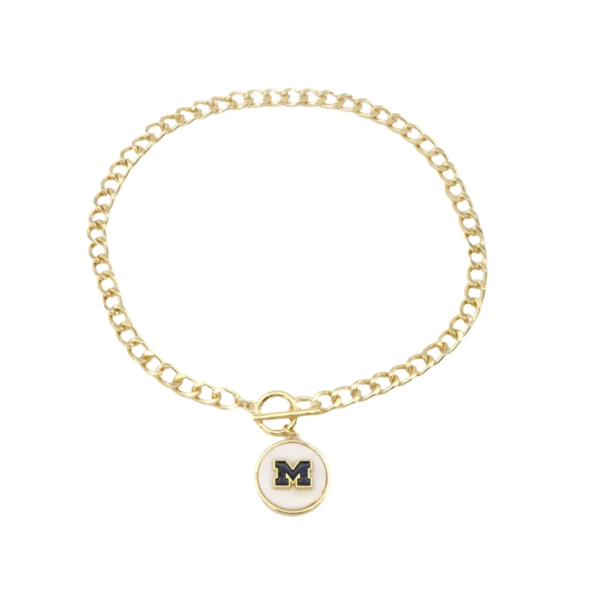 michigan_logo_necklace_0.webp Michigan Logo Necklace-Brianna Cannon Discount