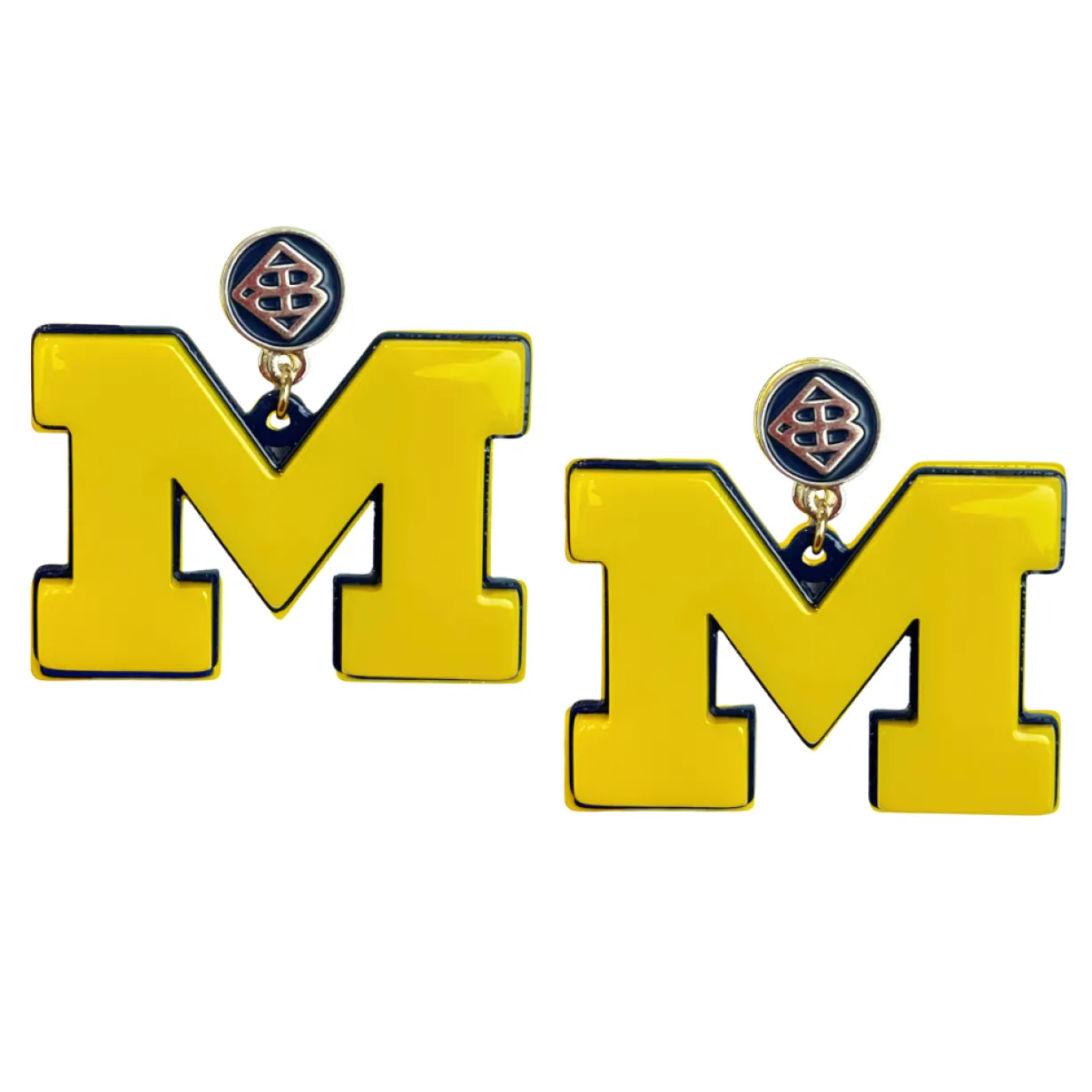 michigan_maize_logo_earri_0.webp Michigan Maize Logo Earrings-Brianna Cannon Discount