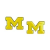 Michigan Maize Logo Stud Earrings-Brianna Cannon Discount