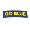 Michigan Navy GO BLUE Rectangle Barrette Clip-Brianna Cannon Clearance