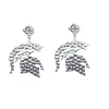 Michigan State Silver Logo Earring with BC Logo-Brianna Cannon Clearance