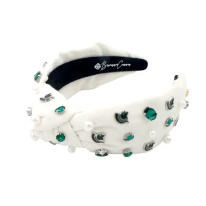 Michigan State White Logo Headband-Brianna Cannon New