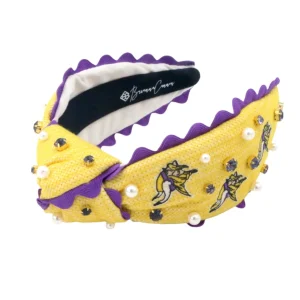 Minnesota Vikings Adult Cross Stitch Headband-Brianna Cannon Clearance