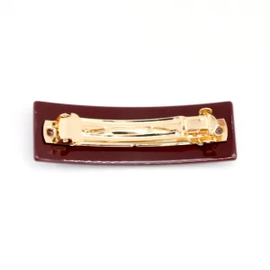 Mississippi State Maroon HAIL STATE Rectangle Barrette Clip-Brianna Cannon Outlet
