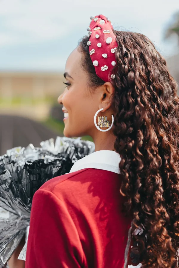 Mississippi State Maroon Logo Headband-Brianna Cannon Best