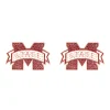 Mississippi State Pavé Logo Studs-Brianna Cannon New