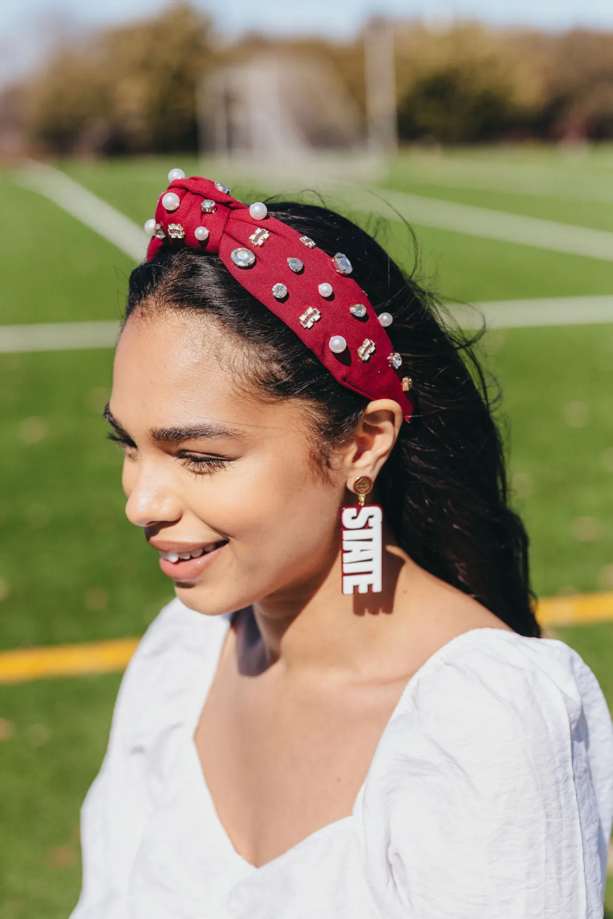 mississippi_state_white_h_3.webp Mississippi State White HAIL STATE Earrings-Brianna Cannon New
