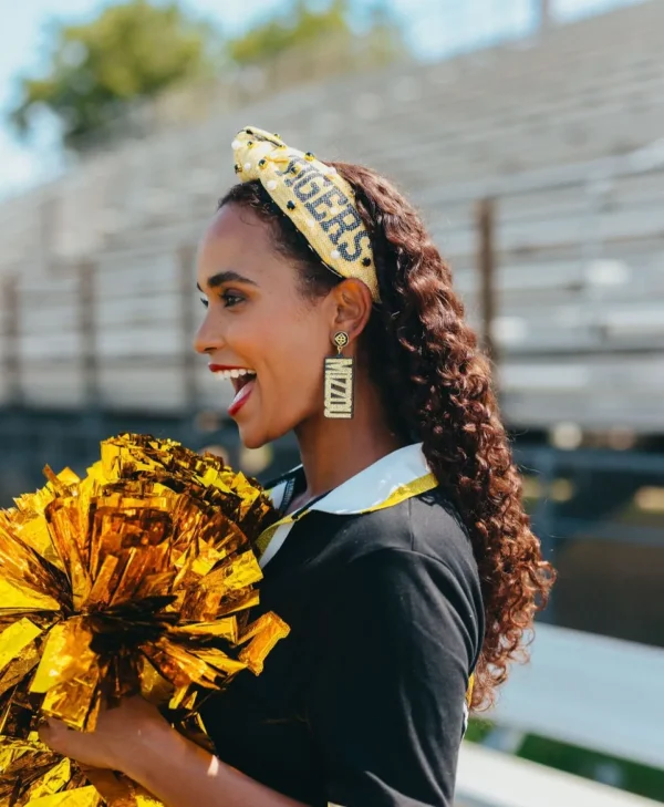 Missouri Adult MIZZOU TIGERS Cross Stitch Headband-Brianna Cannon Discount
