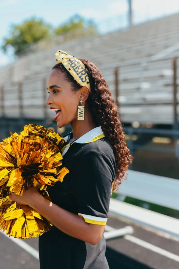 Missouri Gold MIZZOU Earrings-Brianna Cannon Hot
