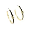 Missouri Logo Hoop Earrings-Brianna Cannon Outlet