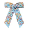 Mosaic Bow Barrette With Blue & Orange Crystals-Brianna Cannon Hot