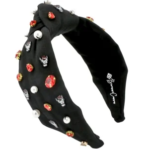 NC State Black Logo Headband-Brianna Cannon Online