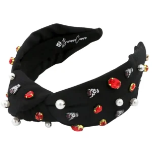 NC State Black Logo Headband-Brianna Cannon Online