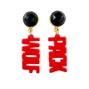 NC State Mini Red WOLF PACK Earrings-Brianna Cannon Discount