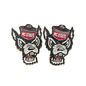 NC State Pavé Logo Studs-Brianna Cannon Clearance