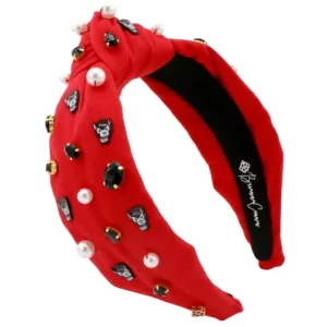 NC State Red Logo Headband-Brianna Cannon Fashion