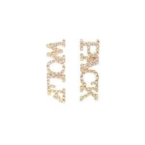 NC State WOLF PACK Pavé Rhinestone Stud Earrings-Brianna Cannon Fashion