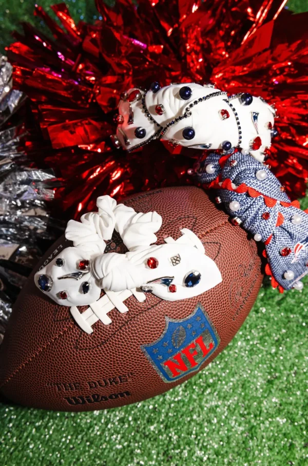 New England Patriots Adult Cross Stitch Headband-Brianna Cannon Clearance