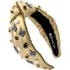 New Orleans Saints Gold Logo Headband-Brianna Cannon Discount