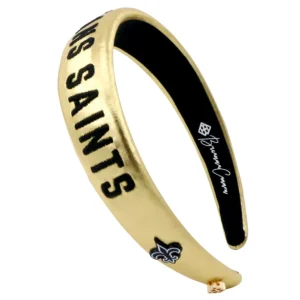 New Orleans Saints Thin Embroidered Headband-Brianna Cannon Online