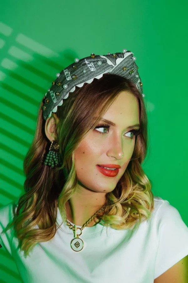 New York Jets Adult Cross Stitch Headband-Brianna Cannon Hot