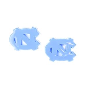 North Carolina Blue Logo Stud Earrings-Brianna Cannon Clearance