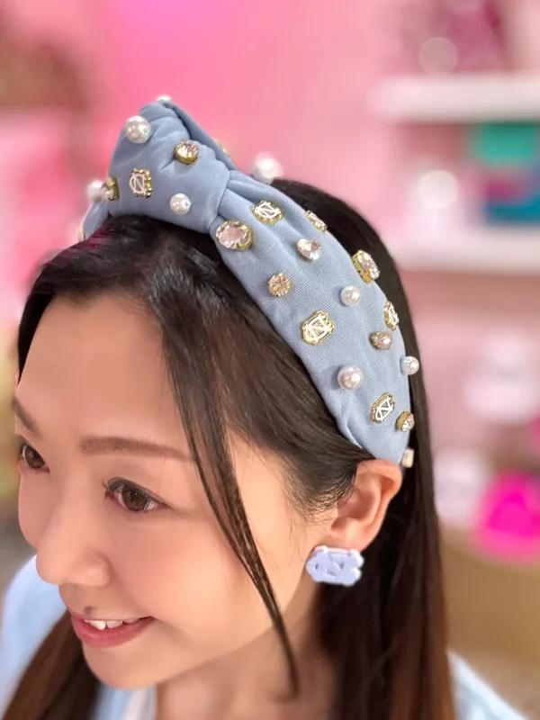 North Carolina Blue Logo Headband-Brianna Cannon Hot