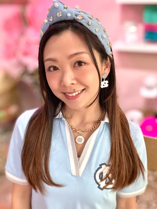 North Carolina Blue Logo Headband-Brianna Cannon Hot