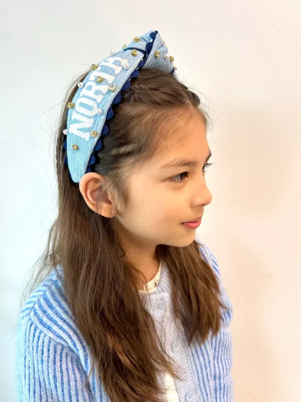North Carolina Child Cross Stitch Headband-Brianna Cannon Clearance