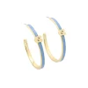 North Carolina Logo Hoop Earrings-Brianna Cannon New