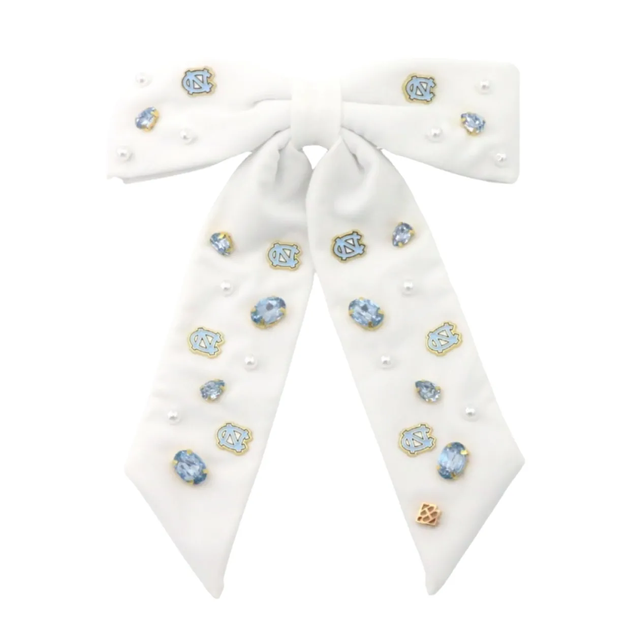 north_carolina_white_bow__0.webp North Carolina White Bow Barrette-Brianna Cannon Best