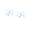 North Carolina White Logo Stud Earrings-Brianna Cannon Hot