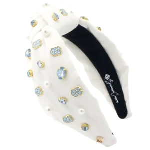 North Carolina White Logo Headband-Brianna Cannon Outlet