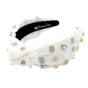 North Carolina White Logo Headband-Brianna Cannon Outlet