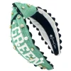 North Texas Adult Size MEAN GREEN Cross Stitch Headband-Brianna Cannon Discount