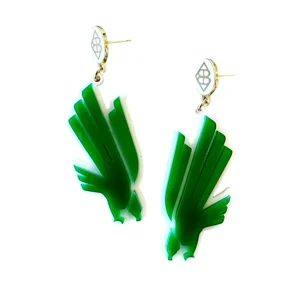 North Texas Green Eagle Earrings-Brianna Cannon Hot