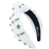 North Texas White Logo Charm Headband-Brianna Cannon Best