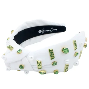 North Texas White Logo Charm Headband-Brianna Cannon Best