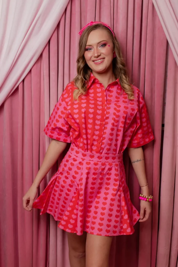 Oh My Hearts Pleated Skirt/Skort-Brianna Cannon Sale